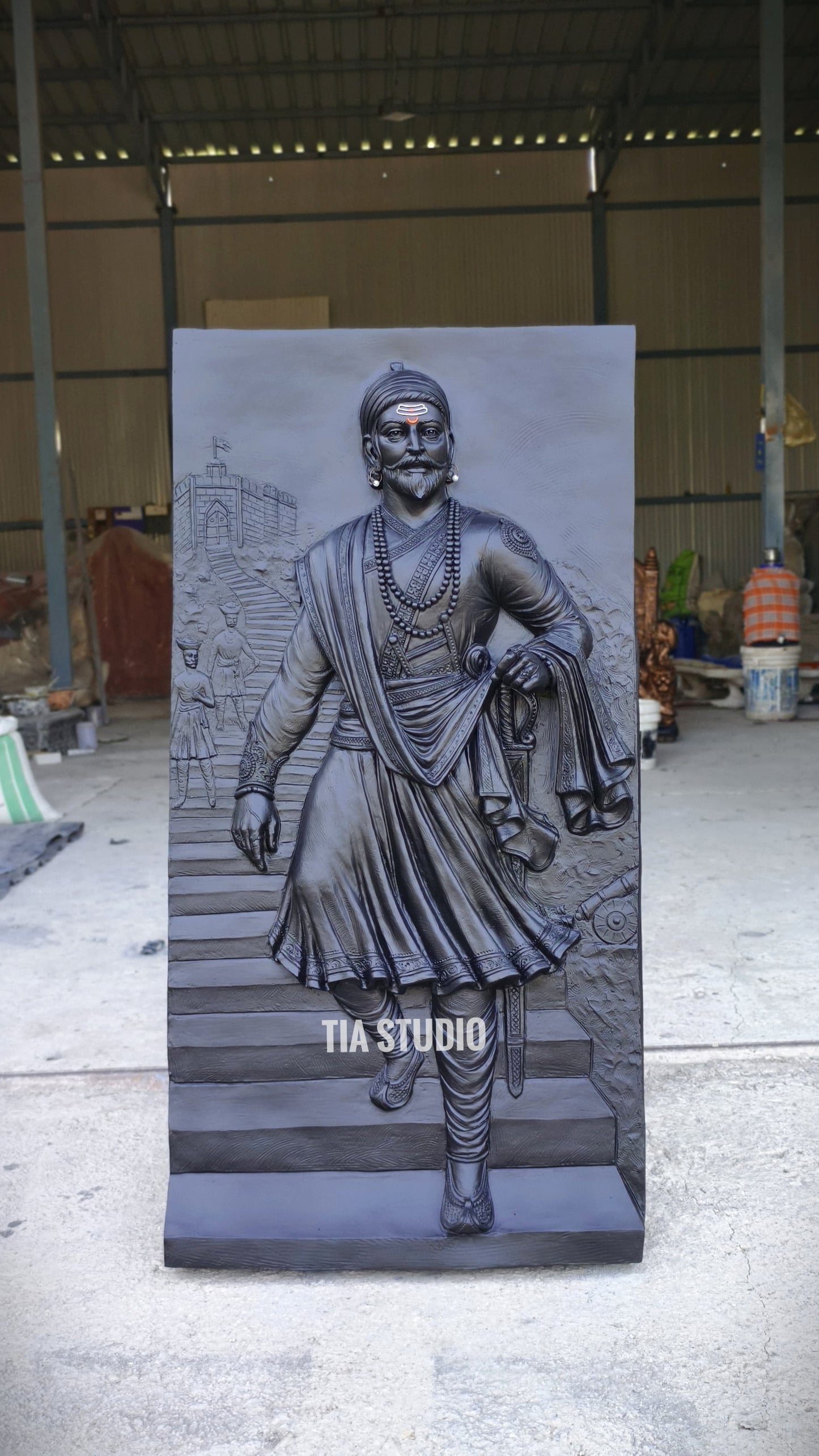 Chattrapati Shivaji Maharaj 3D Wall Art 4x2 | Wall Sculpture
