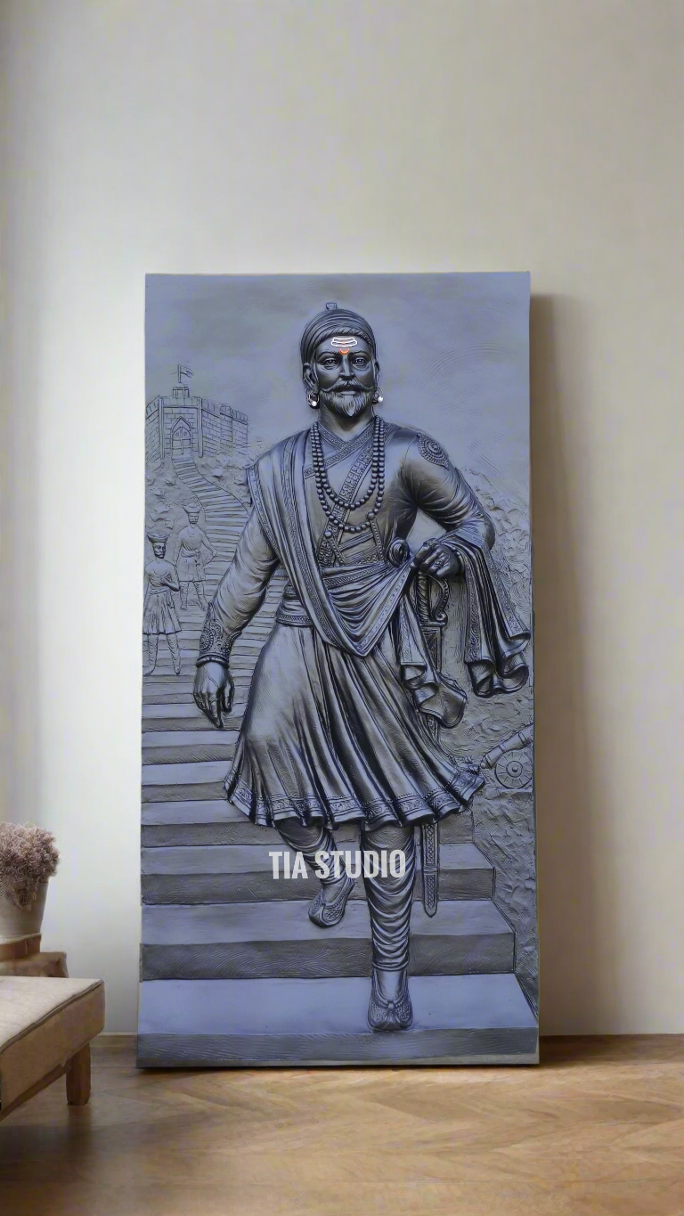 Chattapati shivaji maharaj wall art tia studio