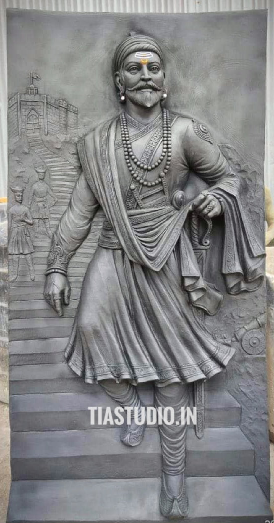 Chattrapati Shivaji Maharaj 3D Wall Art 4x2 | Wall Sculpture