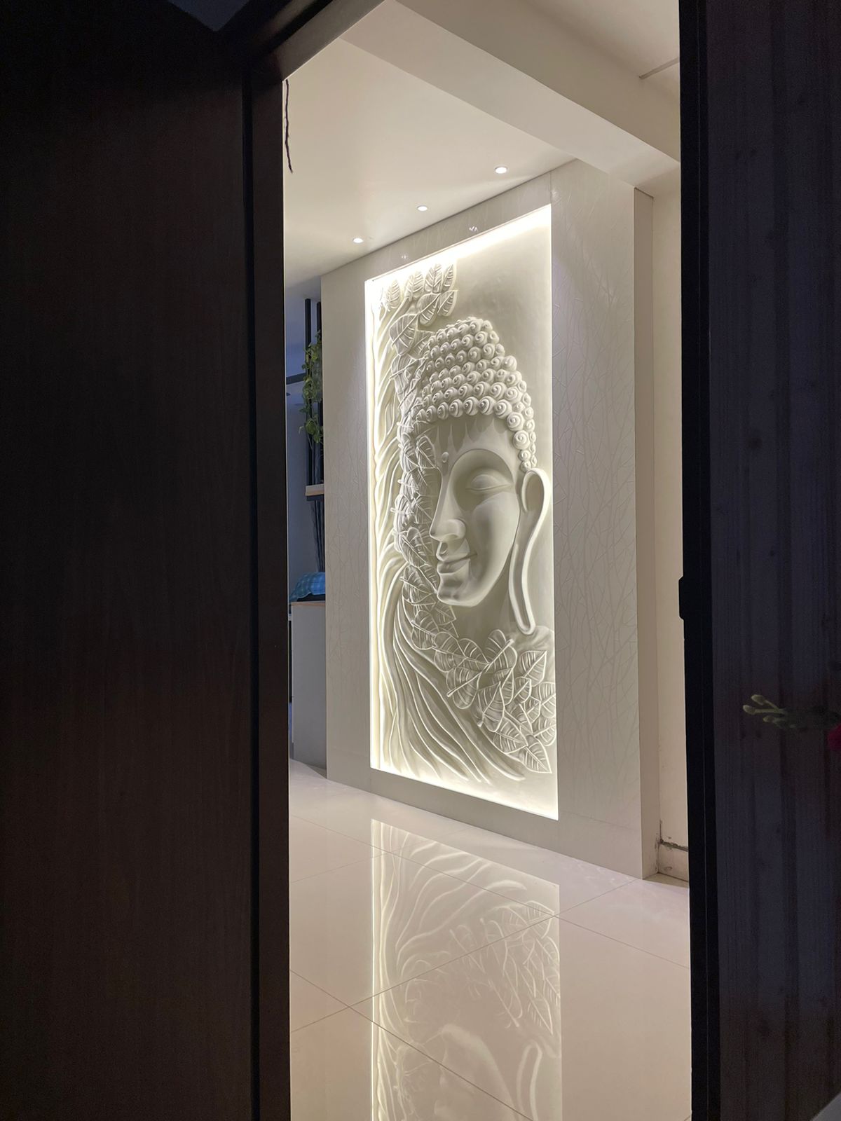 Buddha Relief Wall Mural and Sculpture 8x4 feet