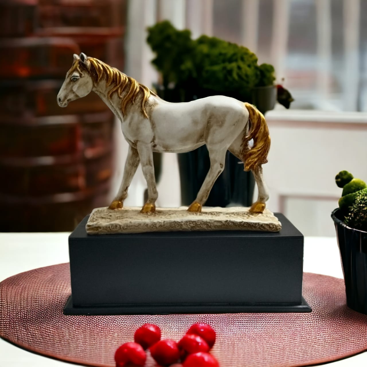 Arabian Horse Sculpture - 9 Inches by TIA Studio