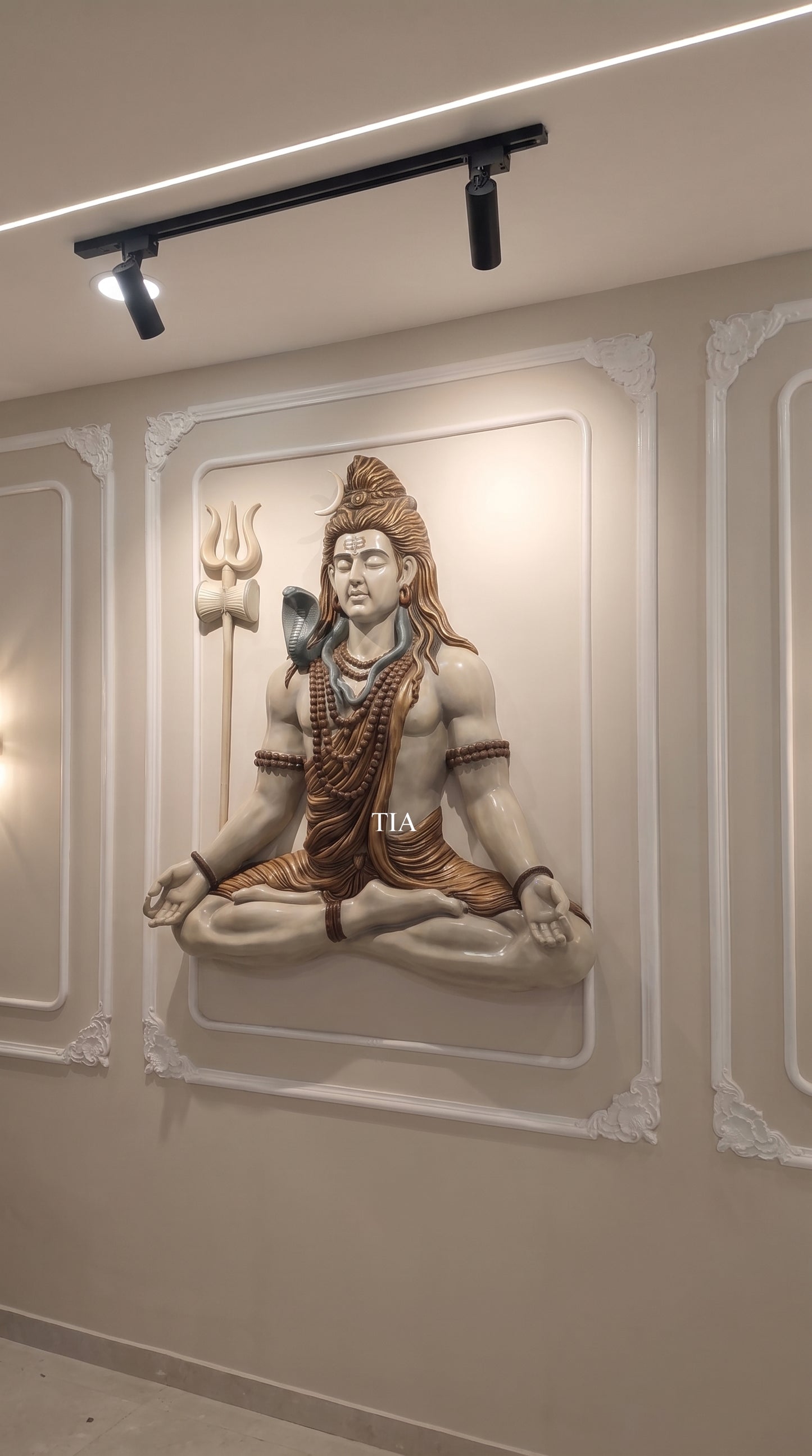 Lord Shiva Wall Hanging 3D Artwork | 3.5 ft x 3 ft