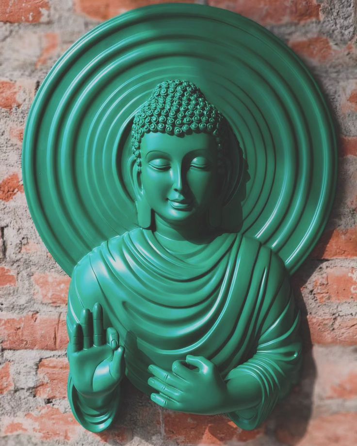 Buddha High Relief Sculpture 2.5 Feet