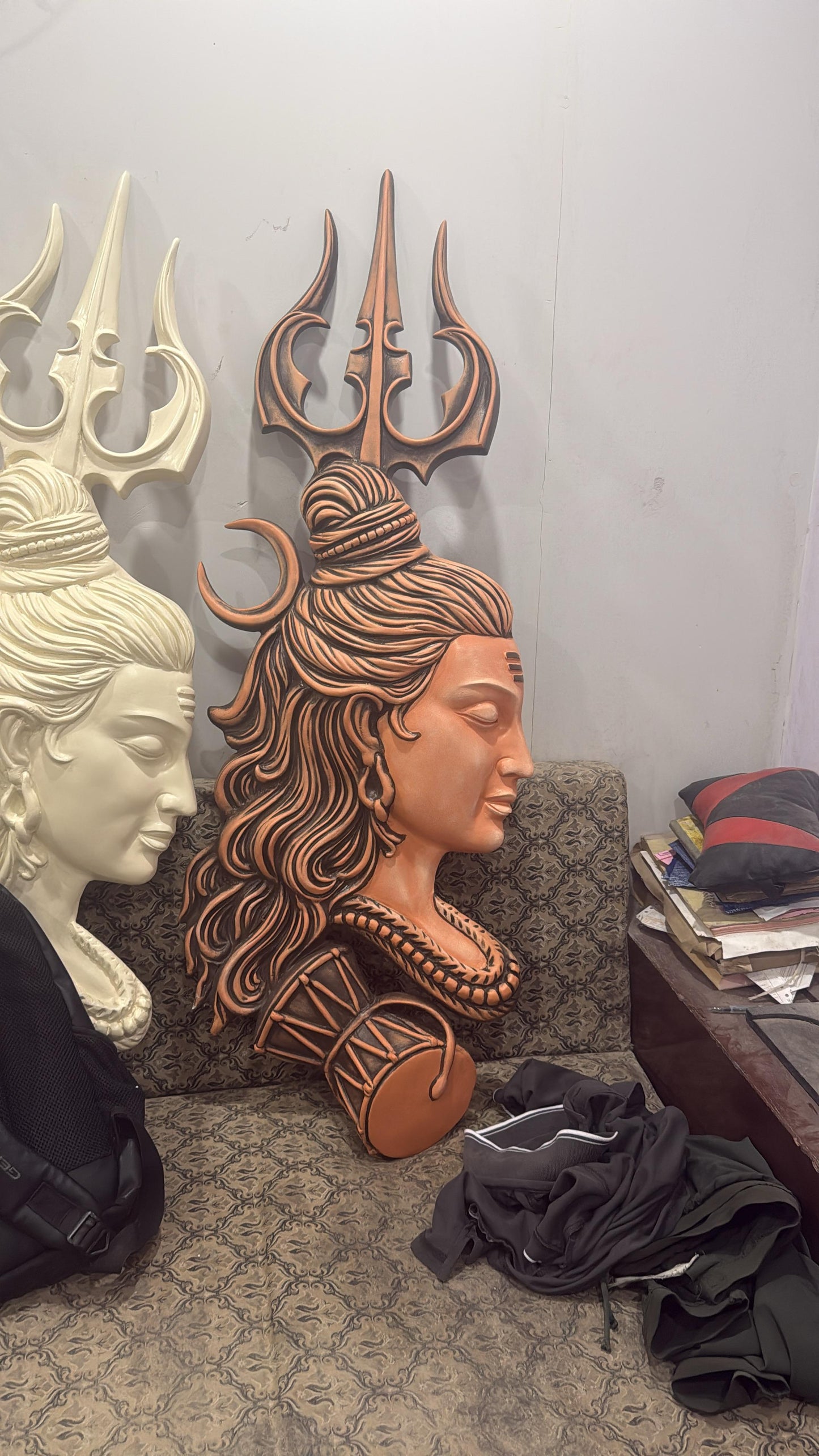 Lord Shiva Abstract Design  Relief Wall Sculpture